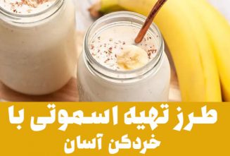 طرز تهیه اسموتی با خردکن آسان